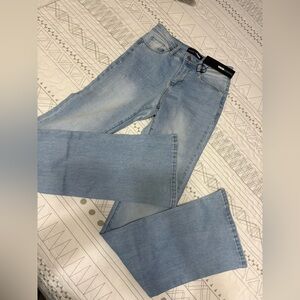 Fashion Nova Sky Blue Denim Pants